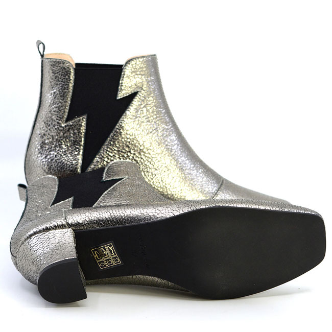 Bowie style with the Jett retro glam boots by Mod Shoes