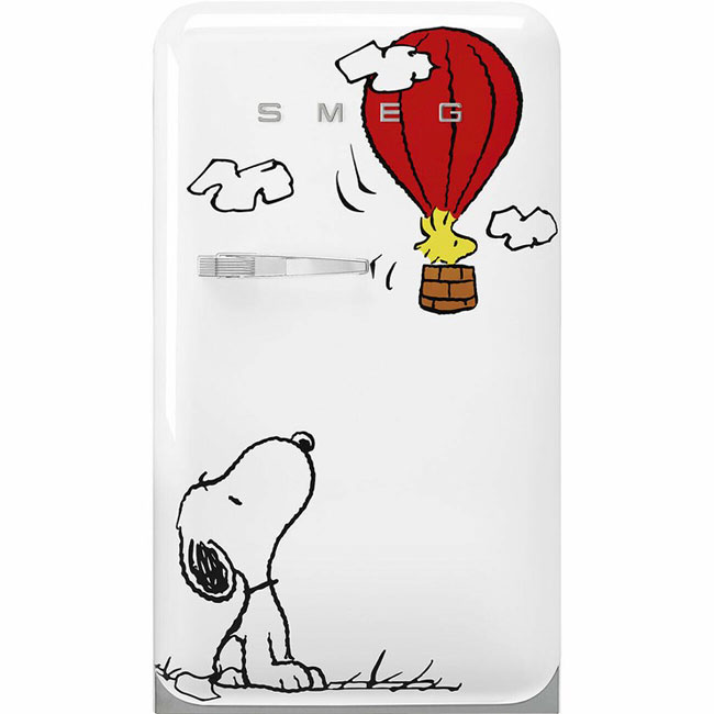 Limited edition Smeg x Peanuts refrigerator