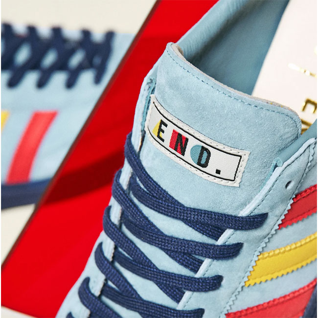 Limited edition End x Adidas Bauhaus trainers