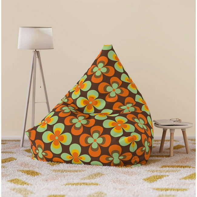 1970s-style bean bag chairs by Kate McEnroe