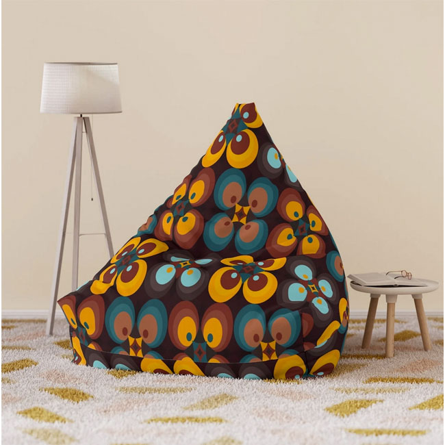 1970s-style bean bag chairs by Kate McEnroe