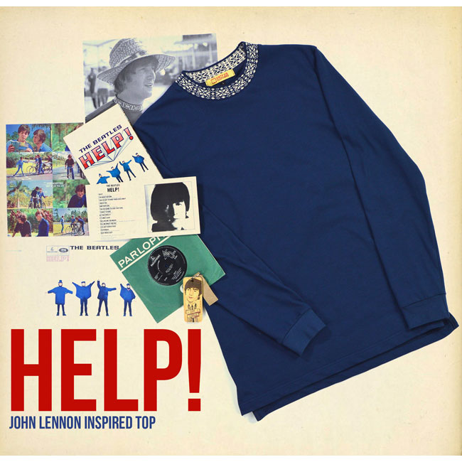 John Lennon-inspired Help! top by 66 Clothing - Retro to Go