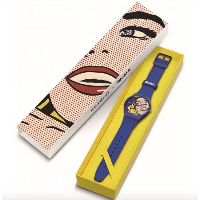 Swatch x Roy Lichtenstein pop art watches