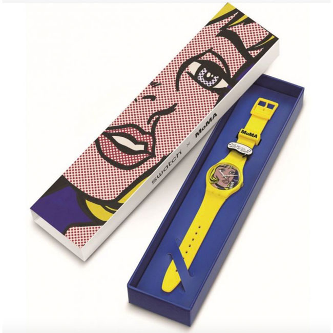 Swatch x Roy Lichtenstein pop art watches