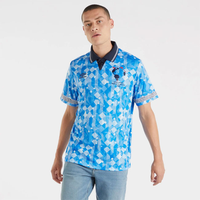 New Order x Umbro football shirt collection