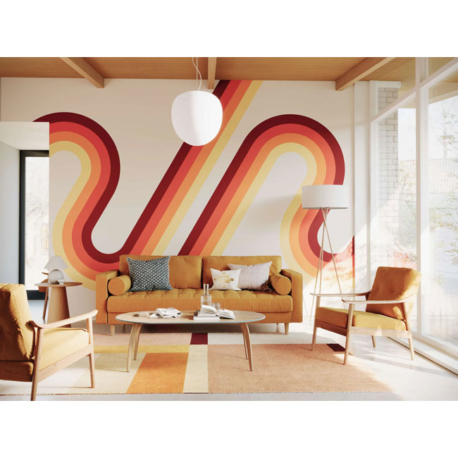 1970s-style wall murals by Bobbi Beck