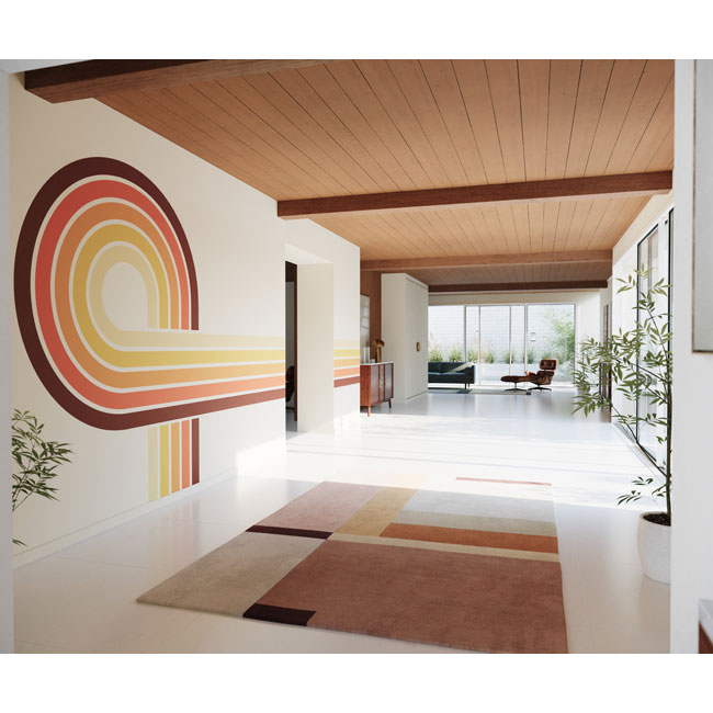 1970s-style wall murals by Bobbi Beck