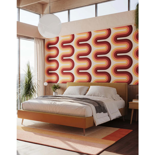 1970s-style wall murals by Bobbi Beck