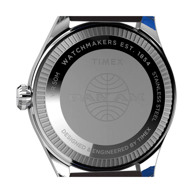 1960s-style Timex X Pan Am Waterbury watch
