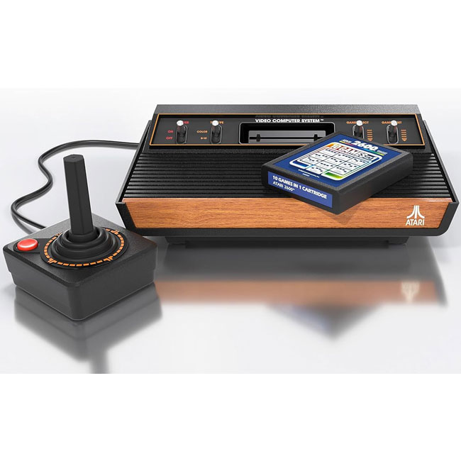 Old school gaming with the reissued Atari 2600 console