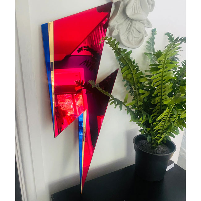Bowie-inspired Aladdin Sane mirror by Creed Revival