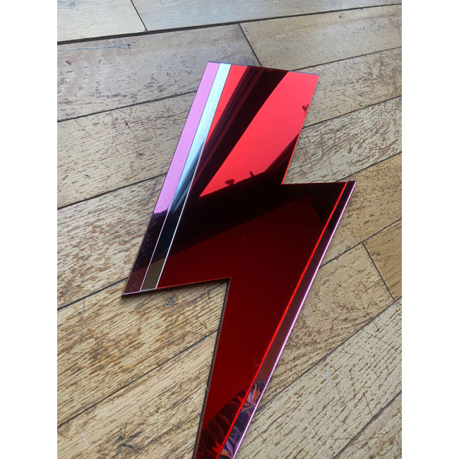 Bowie-inspired Aladdin Sane mirror by Creed Revival