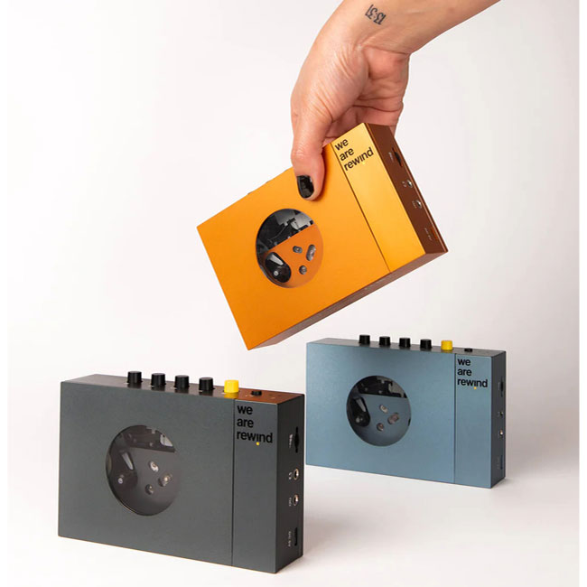 Retro portable cassette player by We Are Rewind