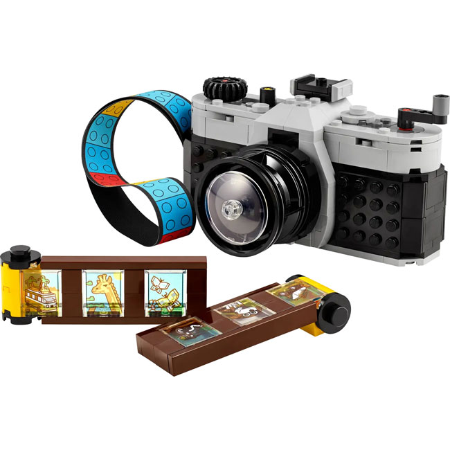 Build a retro camera in Lego