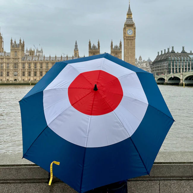 Limited edition target design umbrellas by This Is Now