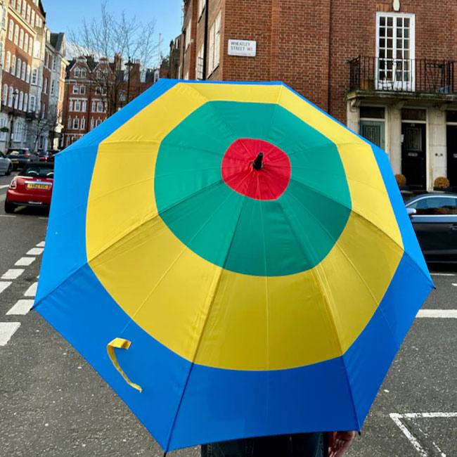 Limited edition target design umbrellas by This Is Now