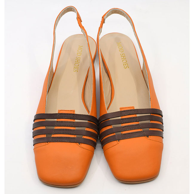 Eleanor 1960s slingback shoes by Modshoes