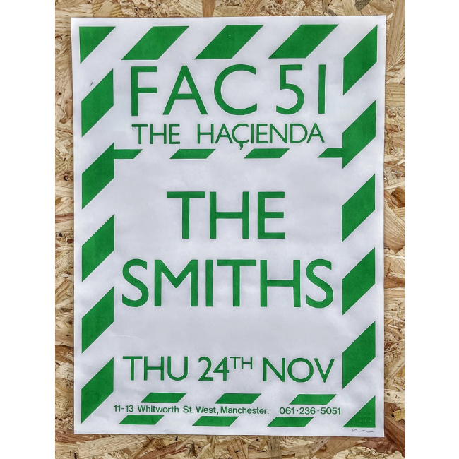 Matthew Rich reprinted Manchester Hacienda gig posters - Retro to Go